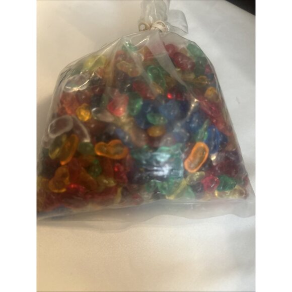 Matted Colored Sea Plastic Glass for Crafts Stones Aquarium Rocks Vase Deco. New - Picture 1 of 6